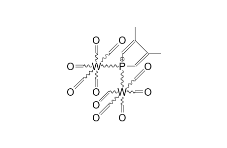 1,1-Bis(tungsten pentacarbonyl)-3,4-dimethyl-phosphol anion