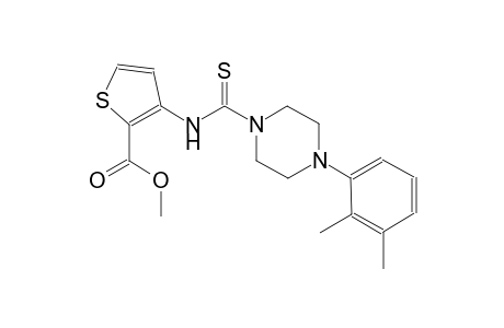 2-thiophenecarboxylic acid, 3-[[[4-(2,3-dimethylphenyl)-1-piperazinyl]carbonothioyl]amino]-, methyl ester