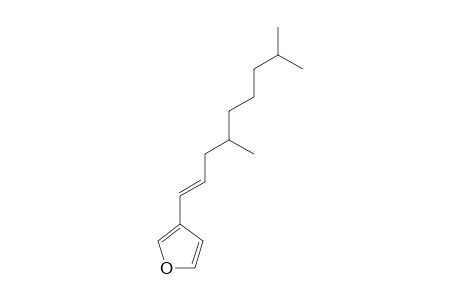 (+/-)-(1'E)-3-(4',8'-DIMETHYLNON-1-ENYL)-FURAN