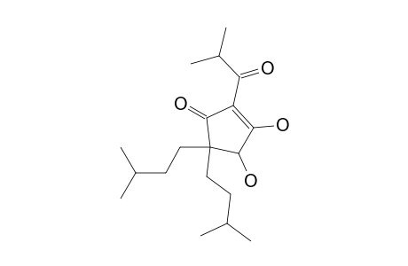 2-Cyclopenten-1-one, 3,4-dihydroxy-5,5-bis(3-methylbutyl)-2-(2-methyl-1-oxopropyl)-