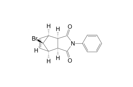 (3a.alpha.,4.alpha.,7.alphaa.,7a.alpha.,8s)-8-Bromo-3a,4,7,7a-tetrahydro-2-phenyl-4,7-methano-1H-isoindole-1,3(2H)-dione
