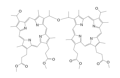 21H,23H-Porphine-2,18-dipropanoic acid, (oxydiethylidene)bis[(1-hydroxyethyl)-3,17,?,?-tetramethyl-, dimethyl ester