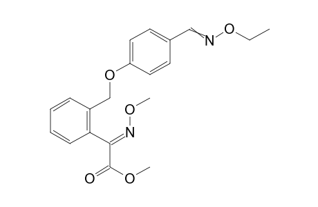 Benzeneacetic acid, 2-[[4-[(ethoxyimino)methyl]phenoxy]methyl]-alpha-(methoxyimino)-, methyl ester, (?,E)-