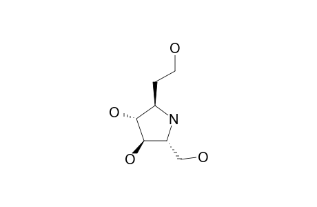 2,5-IMINO-2,5,6-TRIDEOXY-D-MANNO-HEPTITOL;6-DEOXY-HOMO-2R,5R-BIS-(HYDROXYMETHYL)-3R,4R-DIHYDROXYPYRROLIDINE