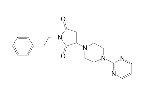 1-(2-Phenylethyl)-3-[4-(2-pyrimidinyl)-1-piperazinyl]-2,5-pyrrolidinedione