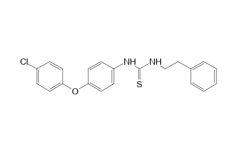 1-[p-(p-chlorophenoxy)phenyl]-3-phenethyl-2-thiourea
