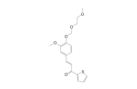 (2E)-3-[3-METHOXY-4-(2-METHOXYETHOXYMETHOXY)-PHENYL]-1-(THIOPHEN-2-YL)-PROP-2-EN-1-ONE