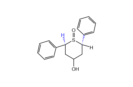 trans-2,6-DIPHENYLTETRAHYDROTHIOPYRAN-4-OL, 1-OXIDE