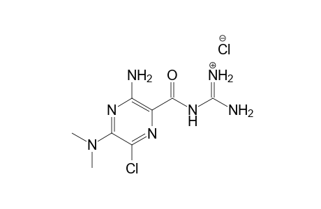 Pyrazinecarboxamide, 3-amino-N-(aminoiminomethyl)-6-chloro-5-(dimethylamino)-, monohydrochloride