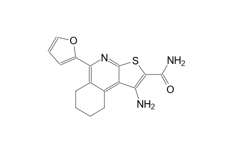 1-amino-5-(2-furyl)-6,7,8,9-tetrahydrothieno[2,3-c]isoquinoline-2-carboxamide