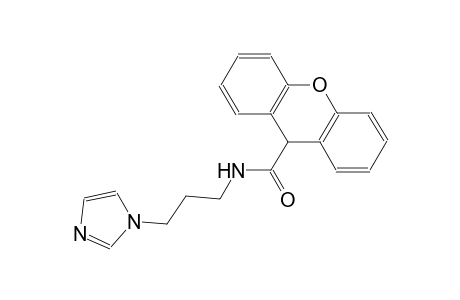 N-[3-(1H-imidazol-1-yl)propyl]-9H-xanthene-9-carboxamide