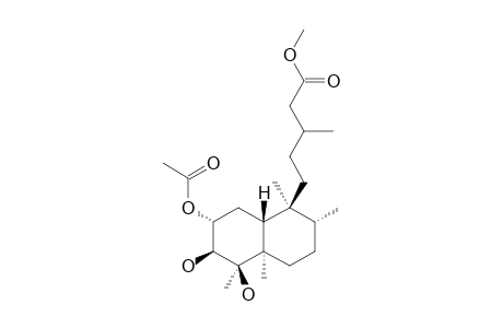 METHYL-2-ALPHA-ACETOXY-3-BETA,4-BETA-DIHYDROXY-NEO-CLERODAN-15-OATE