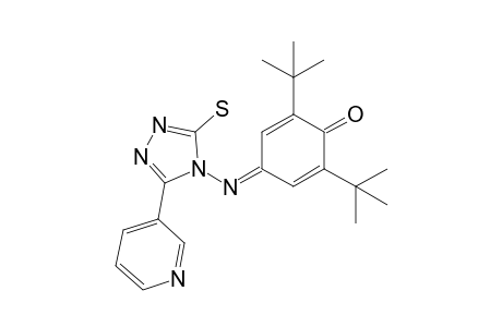 2,6-Di-tert-butyl-4-[5-(pyridin-3-yl)-3-sulfanyl-4H-1,2,4-triazole-4-ylimino]cyclohexa-2,5-dienone