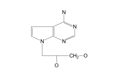 (racemic-alpha,beta)-4-AMINO-beta-HYDROXY-7H-PYRROLO[2,3-d]PYRIMIDINE-7-PROPANOL