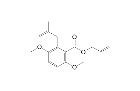 2-Methylprop-2-enyl 3,6-dimethoxy-2-(2-methylprop-2-enyl)benzoate