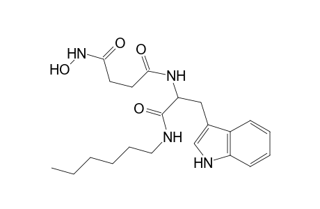 N'1-[1-(HEXYLCARBAMOYL)-2-(1H-INDOL-3-YL)-ETHYL]-N'4-HYDROXYSUCCINAMIDE