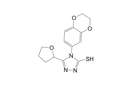 4H-1,2,4-triazole-3-thiol, 4-(2,3-dihydro-1,4-benzodioxin-6-yl)-5-(tetrahydro-2-furanyl)-