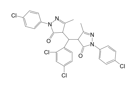 4,4'-(2,4-Dichlorophenylmethylene)bis[1-(4-chlorophenyl)-3-methyl-5(4H)-pyrazolone]