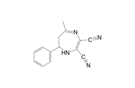 5-Methyl-7-phenyl-6,7-dihydro-1H-1,4-diazepine-2,3-dicarbonitrile