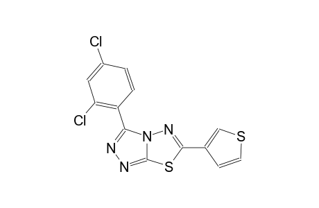 [1,2,4]triazolo[3,4-b][1,3,4]thiadiazole, 3-(2,4-dichlorophenyl)-6-(3-thienyl)-