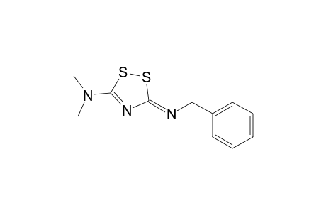 3H-1,2,4-dithiazol-5-amine, N,N-dimethyl-3-[(phenylmethyl)imino]-