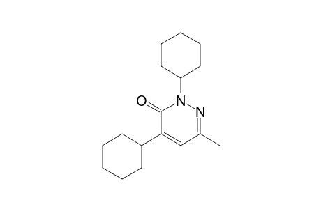 2,4-Dicyclohexyl-6-methyl-3(2H)-pyridazinone