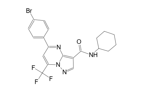 5-(4-bromophenyl)-N-cyclohexyl-7-(trifluoromethyl)pyrazolo[1,5-a]pyrimidine-3-carboxamide