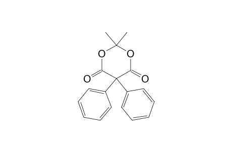 1,3-Dioxane-4,6-dione, 2,2-dimethyl-5,5-diphenyl-