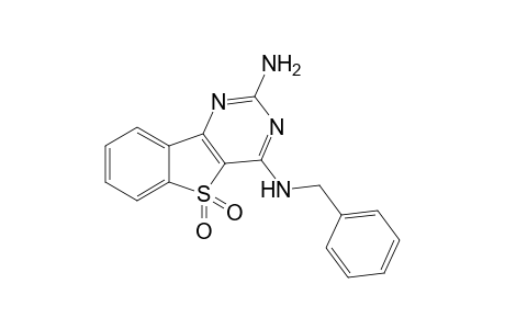 2-Amino-4-benzylaminobenzo[4,5]thieno[3,2-d]pyrimidine 5,5-dioxide