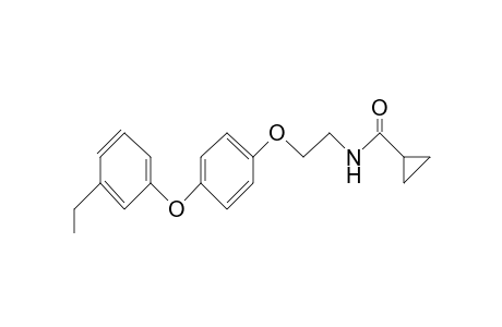 Cyclopropanecarboxamide, N-[2-[4-(3-ethylphenoxy)phenoxy]ethyl]-