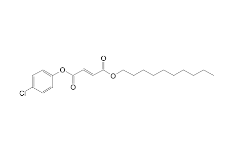 Fumaric acid, 4-chlorophenyl decyl ester