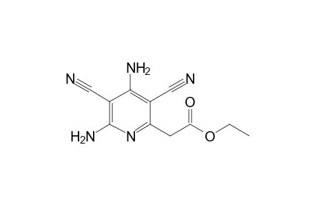 4,6-diamino-3,5-dicyano-2-pyridineacetic acid, ethyl ester