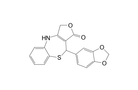 10-(1,3-benzodioxol-5-yl)-4,10-dihydro-1H,3H-furo[3,4-c][1,5]benzothiazepin-1-one