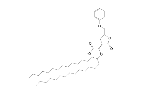 Methyl 2-[2-oxo-5-(phenoxymethyl)-dihydro-3(2H)-furanyliden]-2-[(1-tetradecylpentadecyl)oxy]acetate
