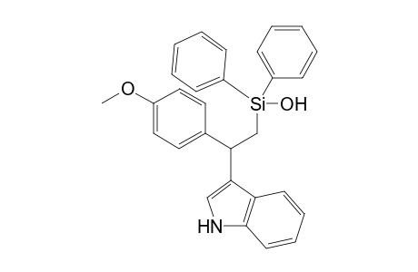 (2-(1H-indol-3-yl)-2-(4-methoxyphenyl)ethyl)diphenylsilanol