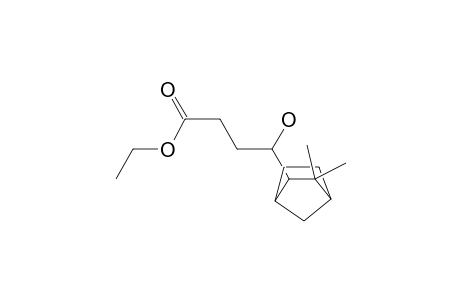 Bicyclo[2.2.1]heptane-2-butanoic acid, .gamma.-hydroxy-3,3-dimethyl-, ethyl ester