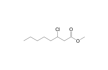 3-Chlorooctanoic acid methyl ester