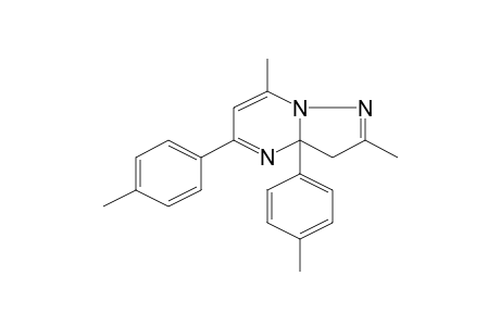 2,7-Dimethyl-3a,5-bis(4-methylphenyl)-3,3a-dihydropyrazolo[1,5-a]pyrimidine