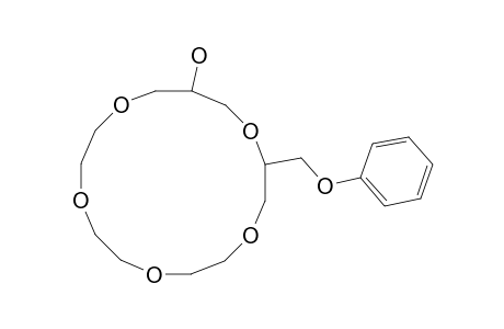 1,4,7,10,13-Pentaoxacyclohexadecan-15-ol, 2-(phenoxymethyl)-