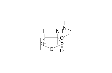 2BETA-OXO-2ALPHA-METHOXY-3ALPHA-DIMETHYLHYDRAZINO-3BETA-METHYL-5,5-DIMETHYL-1,2-OXAPHOSPHOLANE