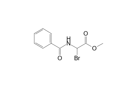 Acetic acid, (benzoylamino)bromo-, methyl ester