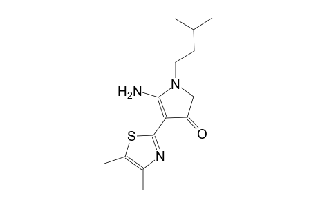 3H-pyrrol-3-one, 5-amino-4-(4,5-dimethyl-2-thiazolyl)-1,2-dihydro-1-(3-methylbutyl)-