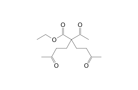 ethyl 2-acetyl-5-oxo-2-(3-oxobutyl)hexanoate