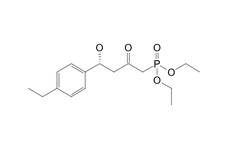 Diethyl (4R)-4-(4-ethylphenyl)-4-hydroxy-2-oxobutylphosphonate