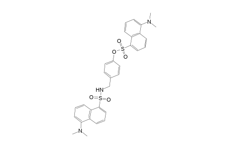 1-Naphthalenesulfonic acid, 5-(dimethylamino)-, 4-[[[[5-(dimethylamino)-1-naphthalenyl]sulfonyl]amino]methyl]phenyl ester