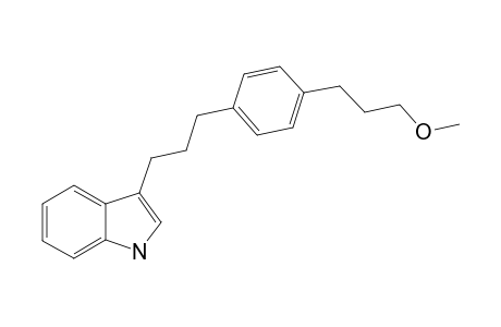 3-(3-(4-(3-Methoxypopyl)phenyl)propyl)indole