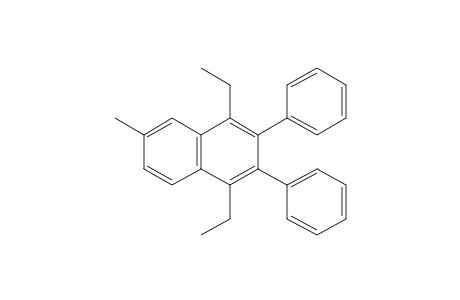 1,4-diethyl-2,3-diphenyl-7-methylnaphthalene