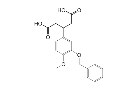 3-(3 -benzyloxy-4-methoxyphenyl) glutaric acid