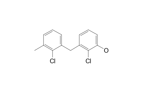 2-Chloranyl-3-[(2-chloranyl-3-methyl-phenyl)methyl]phenol