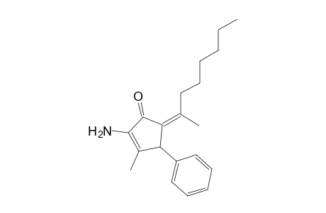 (Z)-2-Amino-3-methyl-5-(1-methylheptylidene)-4-phenylcyclopent-2-enone